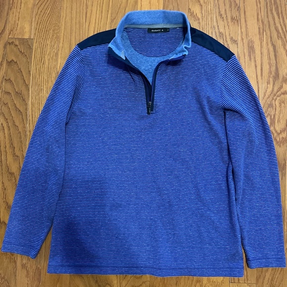 Bugatchi Men’s sweater Size L Purple-Grey Long Sleeve - Picture 1 of 3